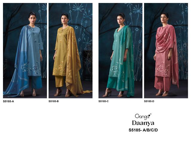 Ganga daanya 5185 printed dress material wholesale